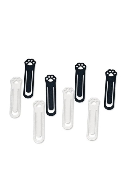 VENON 1 τεμάχιο ΜΑΥΡΟ Μεταλλικό σελιδοδείκτη 9,5 εκ. Μεταλλικός συνδετήρας για ταξινόμηση βιβλίων για λάτρεις των βιβλίων