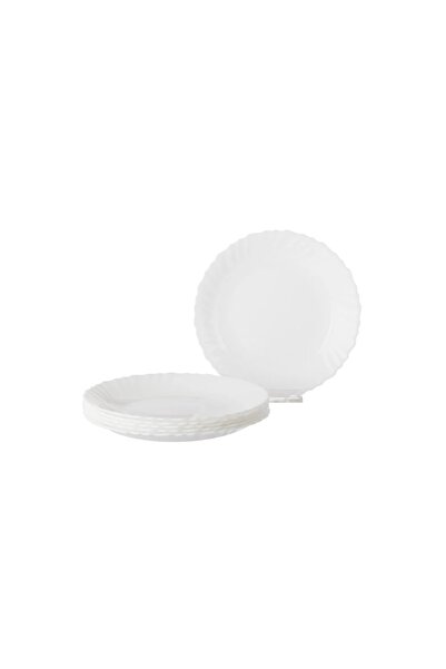 ORIAN Luminarc Arcopal dessert plate set, white, size 19 cm, 6 pieces