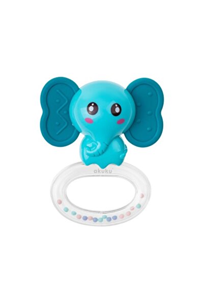 Akuku Teething toy with elephant rattle