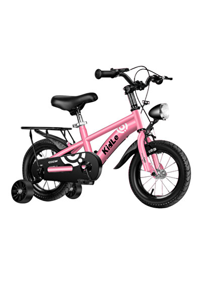 KidLe 12 Inch Kids Bike, with Flashing Wheels and Headlight, Bicycle for Kids...