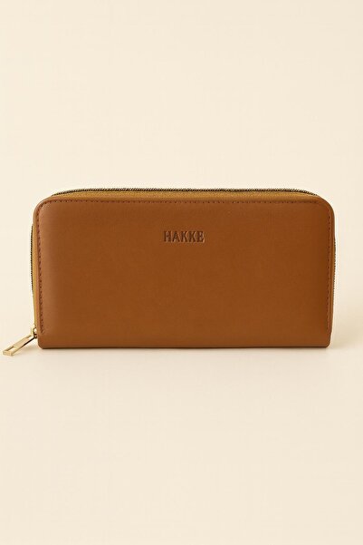 HAKKE Large Double Zipper Printed Wallet