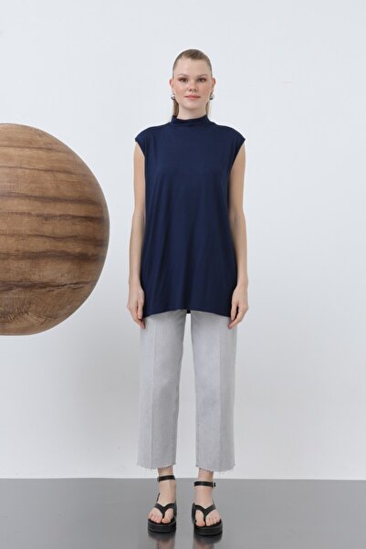 Puane Women's 40006 Sleeveless Crew Neck Tunic Length Underwear