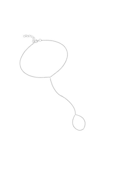ohmygod jewelry 925 Argint Brățară din argint 925 cu inel - Krishna simplă
