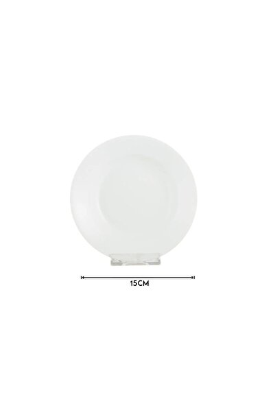 ORIAN Arcopal White Square Yogurt Soup and Salad Set, 6 Pieces, 14 cm