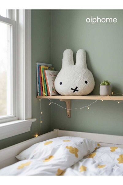 oiphome Pernă iepure din țesătură de miel Îmbrățișează-mă bumbac 100% bucăți ...