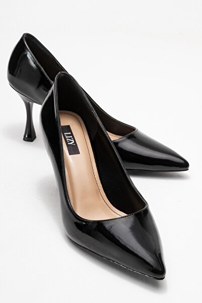 Lizy Shoes Μαύρο - Γυναικείο στιλέτο με μυτερή μύτη