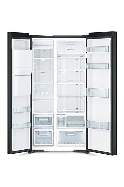 HITACHI 700L Gross 573L Net Side-by-Side Refrigerator | 2-Door | Quick Cooling | Triple Power Filter