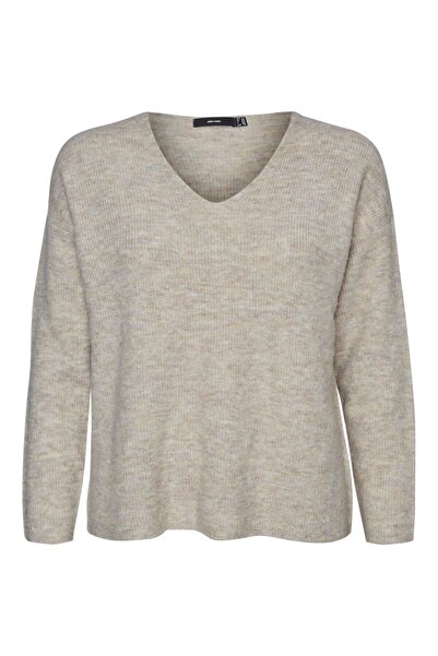 Veromoda Curve Strickpullover VMCCREWLEFILE Pullover