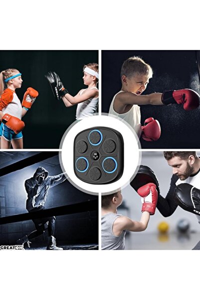 GREATON Boxing Apparatus, Hit Target with LED Light and Bluetooth Speaker Function
