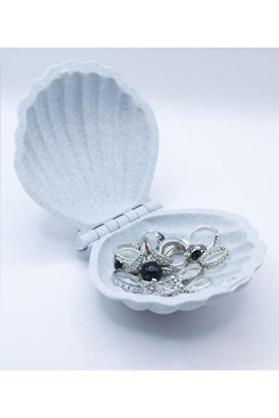 hivhestın Deniz Kabuğu Tasarım Takı Kutusu - PLA Malzeme - 11,5 x 6 x 12 cm -...