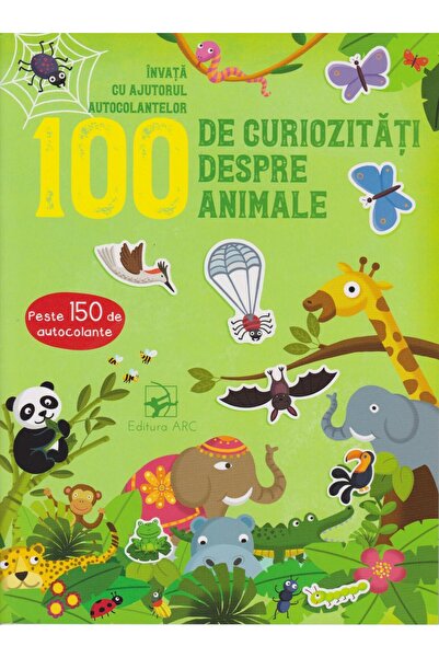 Editura Arc 100 de curiozitati despre animale. Invata cu ajuto