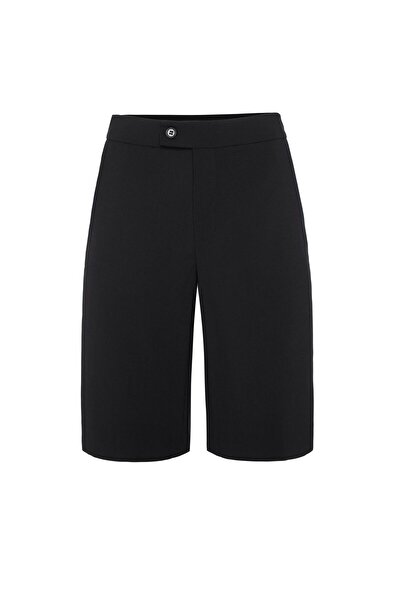 Beauty Omelette Siyah Bermuda Şort