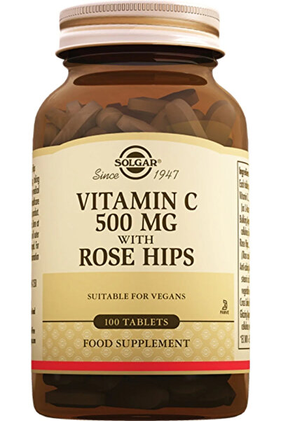 Solgar Vitamin C with Rose Hips 500 mg 100 Tablet