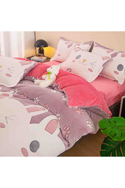 CHIRASO CHIRASO, COCOLINO Linen, ELASTIC Fitted Sheet compatible 140, 160 and 180x200 Duvet Cover 2 Sides Pillowcase