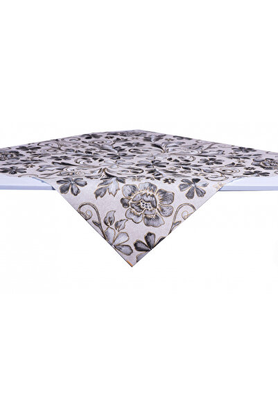 Mank Față de masă - Linclass Georg (Flori gri) / 80 x 80 cm / 1 buc