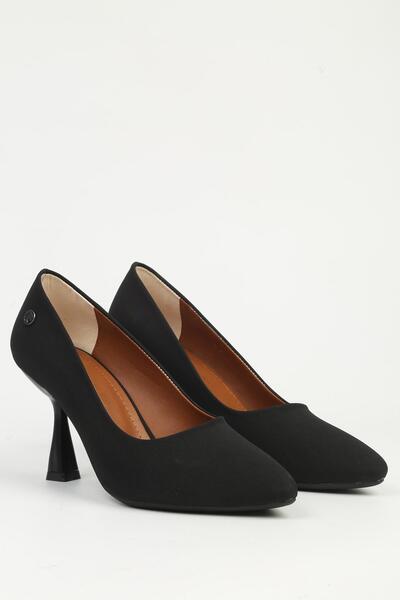 Pierre Cardin Black High Heel Shoes Pc-55156