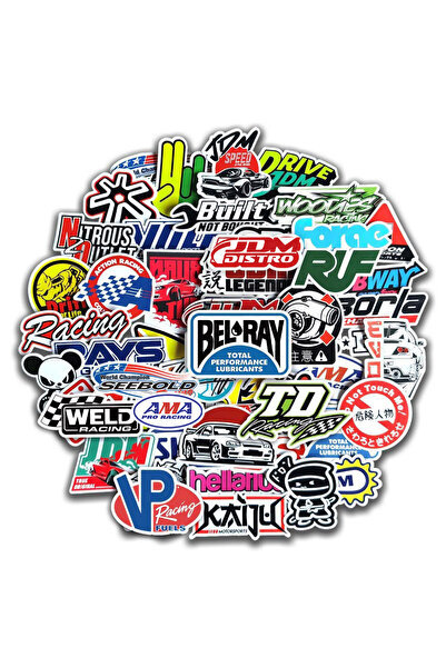 Choice1 ٥٠ قطعة من ملصقات JDM الرائعة، ١٠/٢٠/٥٠/١٠٠ قطعة، لتعديل السيارات وال...