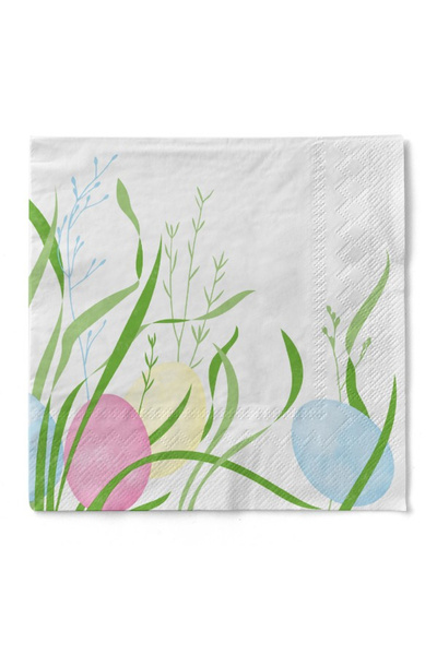 Mank Șervețele de masă cu 3 straturi, Ostern (ouă, model de Paște) / 33 x 33 cm / 100 buc