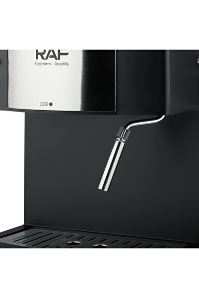raf 1.6L Coffee Maker, 850W Espresso Machine with Milk Frother, Twin Brew & Anti-Drip