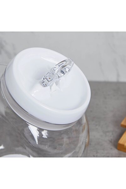 Generic Linte Tilted Cookie Jar with Lid - 4.7 L