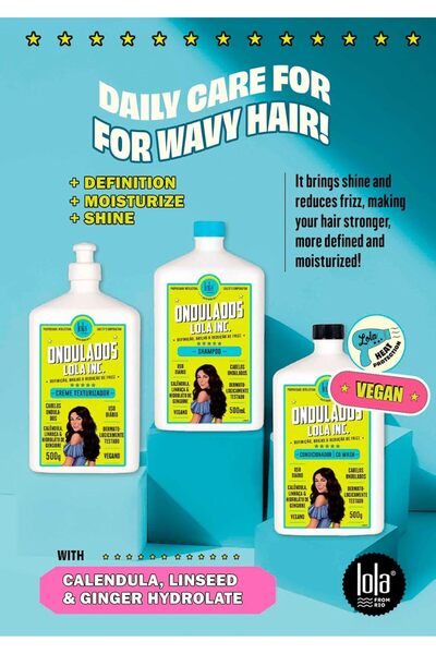 LoLa Cosmetics Ondulados Shampoo 500 ml – hydration and definition for wavy hair