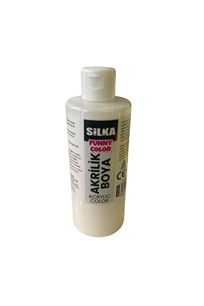 tuvval ART.665-1 SİLKA 250 ML beyaz AKRİLİK BOYA