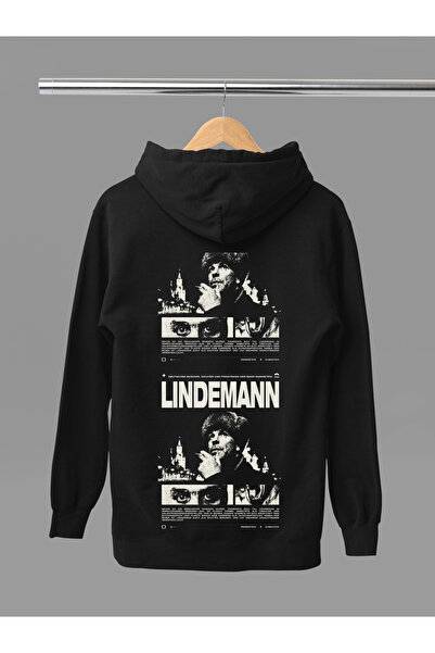 MAGORS سترة روك قطنية مطبوعة بأكمام طويلة من رامستاين، مصنوعة من 3 خيوط مع غط...