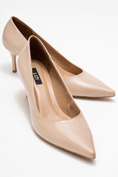 Lizy Shoes Piele lacuită de nurcă - Stiletto de damă cu toc subțire și plat