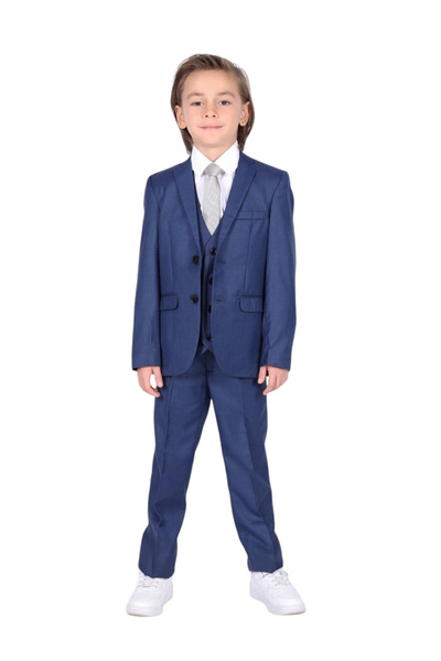 Serkon Boy's Jacket Cepken Vest Tie Shirt Pants Groom Suit