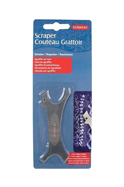 Derwent مكشطة أداة حرفية عامة 10 سم فضية