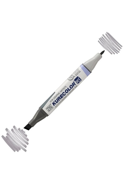 Zig Supertrend Kurecolor Twin S Graphic Drawing Marker Pen 803 Gray Brown