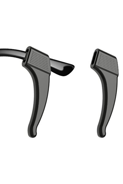 General Store Set 2 silicone eyeglass stoppers, non-slip protection, Black