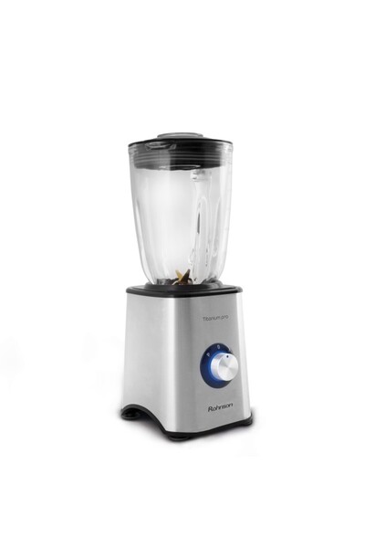 ROHNSON Tabletop blender 1300W, glass jar, 1.5L, Titanium blades, 2 Speeds+Pulse, Titanium Pro R5335