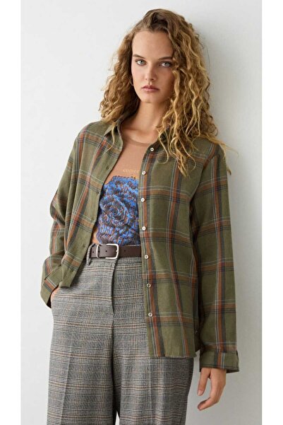 BSB Baskılı kareli gömlek