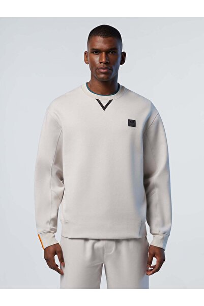 North Sails Bisiklet Yaka Pamuklu Sweatshirt