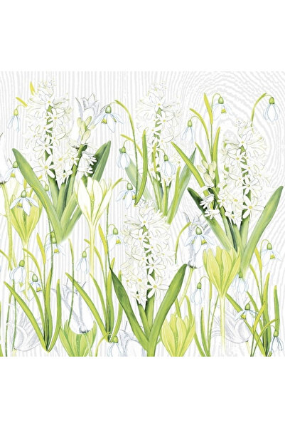 Mank Șervețele de masă festive Linclass - Amelie (ghiocei, zambile) / 40 x 40...