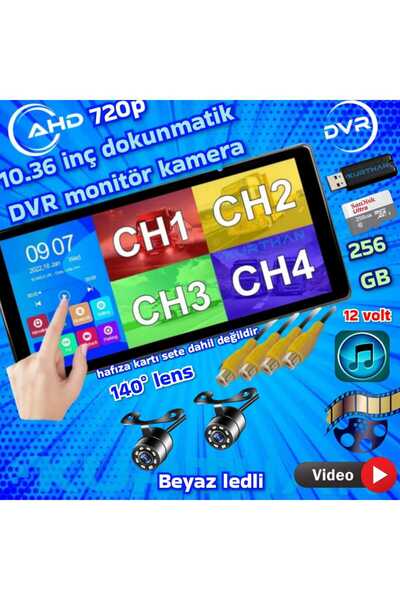 Twogo HAVALI TOHUM MAKİNASI MİBZER 2 ADET AHD 720P BEYAZ LEDLİ KAMERA DOKUNMA...