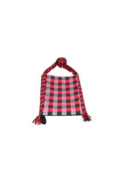Nicoratex Bag Model Maramureș Red with Black 25×20 cm