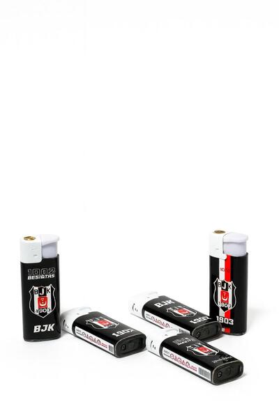 melmus Beşiktaş JK Orjinal Lisanslı 1903 Tasarımlı Çakmak Seti (5’li Paket)