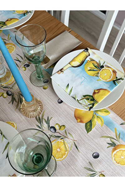 Mank Set accesorii decorative festive pentru masă - șervețele festive și covo...