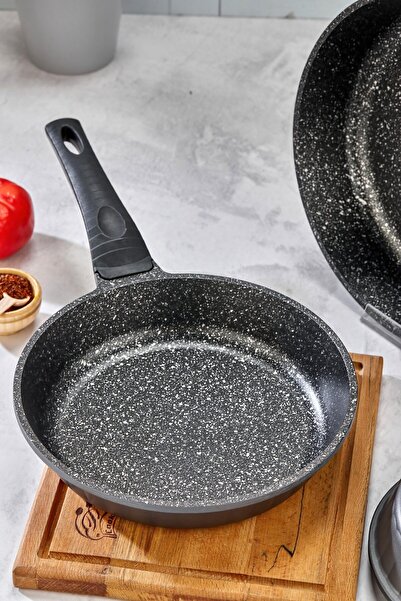 Cooker 3-Piece Cast Granite Pan Set (20–24–28 cm)