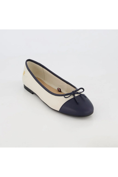 Tommy Hilfiger TOE CAP LEATHER BALLERINA