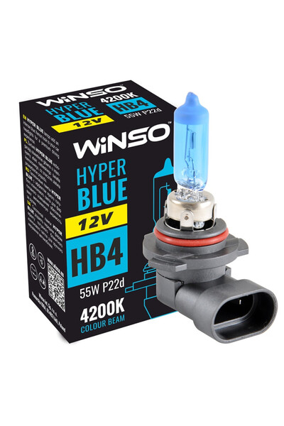 Winso Bec Hyper Blue Halogen HB4- 12V, 55W P22d 4200K