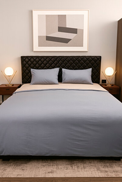 Benetton Home Gri Tek Kişilik Ranforce Nevresim Seti