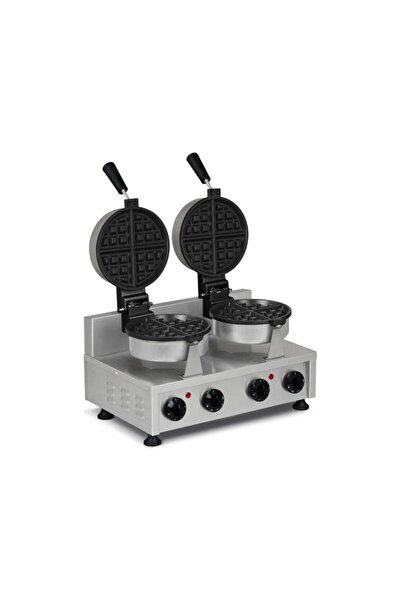 OMAKE WFL11.E22 Zamanlayıcılı Çiftli Amerikan Waffle Makinesi, Elektrikli
