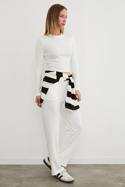 Fulla Moda Basic Beli Tied-Up 2-Piece Modal Set