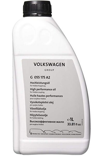 VW-Audi OE Ulei pentru cuplaj Haldex VW Group G055175A2, volum 1 litru, galben, VW TL 52175-X, pentru sisteme c