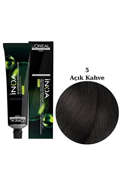 İNOA 5 Numara Açık Kahve Saç Boyası 60 ml,