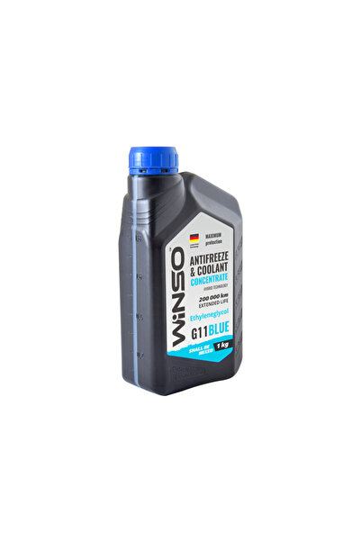 Winso Antigel Albastru Blue G11 1L concentrat pentru Fiat, BMW, MB, Ford, MAN...