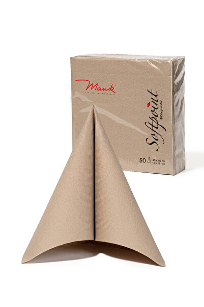 Mank Șervețele de masă festive Softpoint Bej Gri (Grej) / 40x40 cm / 50 buc